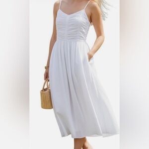 White Midi Sundress
